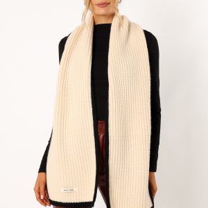 Austin Scarf - White Black