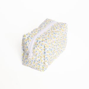 Clementine Cosmetic Bag - Blue Floral