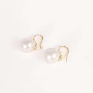 Daniella Pearl Earrings - Gold