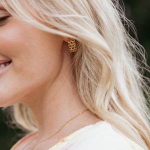 Fleur Earrings - Gold