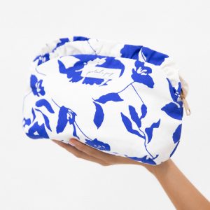 Floral Zip Pouch - Blue Floral