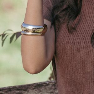 Maya Bracelet Set - Silver