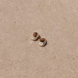 Nova Earrings - Brown/Gold