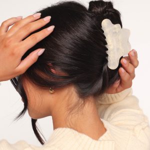 Peta Hair Clip - Pearl