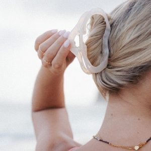 Sedona Hair Clip - Cream