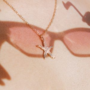 Starfish Necklace - Gold