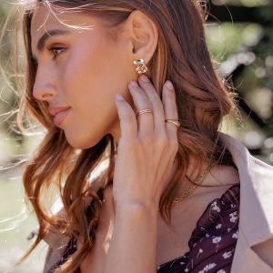 Uma Earrings - Gold
