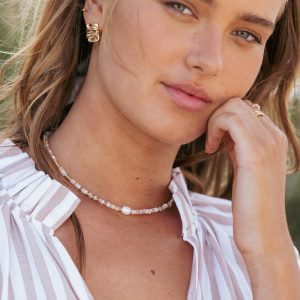 Ziva Necklace - White