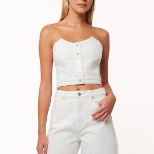 Abrand Carrie Shorts - White Light