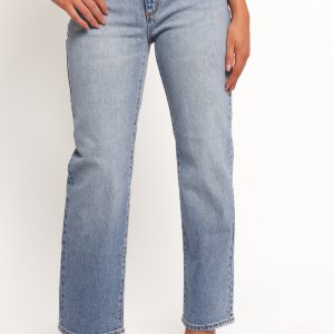 Abrand Mid Straight Jeans - Felicia