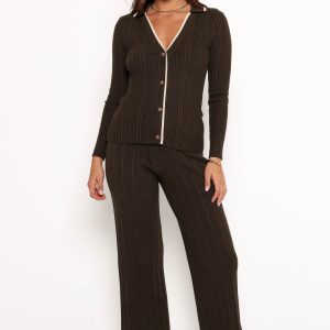 Alondra Knit Pant - Olive