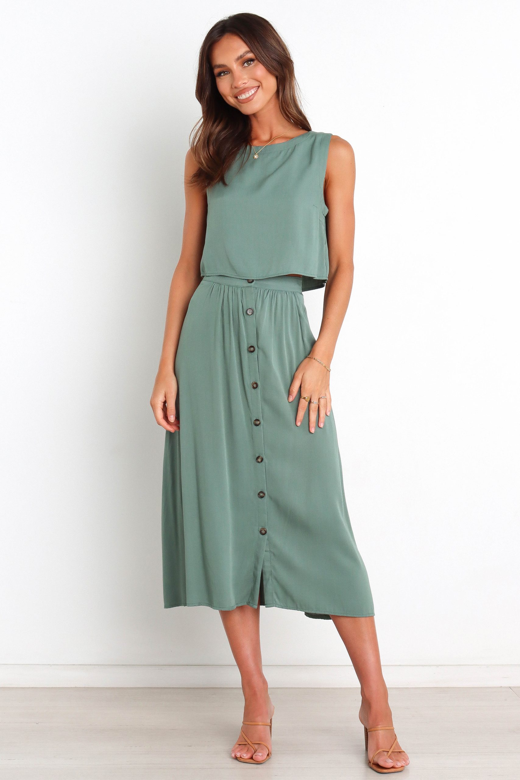 Ava Skirt - Green - Image 2