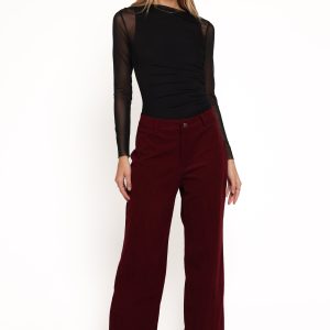 Barrett Corduroy Pant - Berry