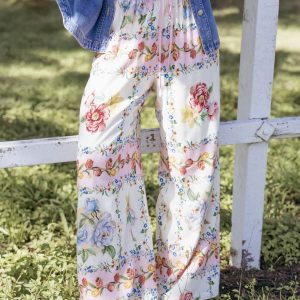 Cascais Pants - Rose Tile