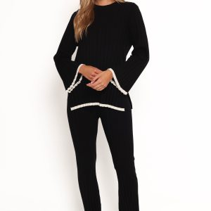 Dora Knit Pant - Black