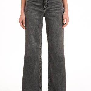 Far Out Wide Leg Jean - Milky Way