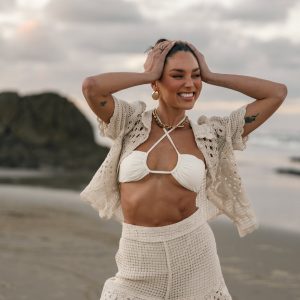 Harlowe Knit Shorts - Natural