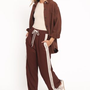 Hvar Track Pant - Brown