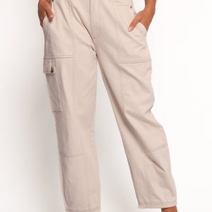 Kiah Cargo Pant - Ecru