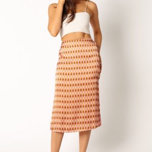 Marley Midi Skirt - Mocha