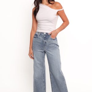 Noemi High Rise Crop Leg Jeans - Imprint