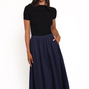 Oakley Midi Skirt - Navy