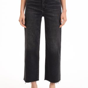 Pleaser Wide Leg Crop Jean - Twilight
