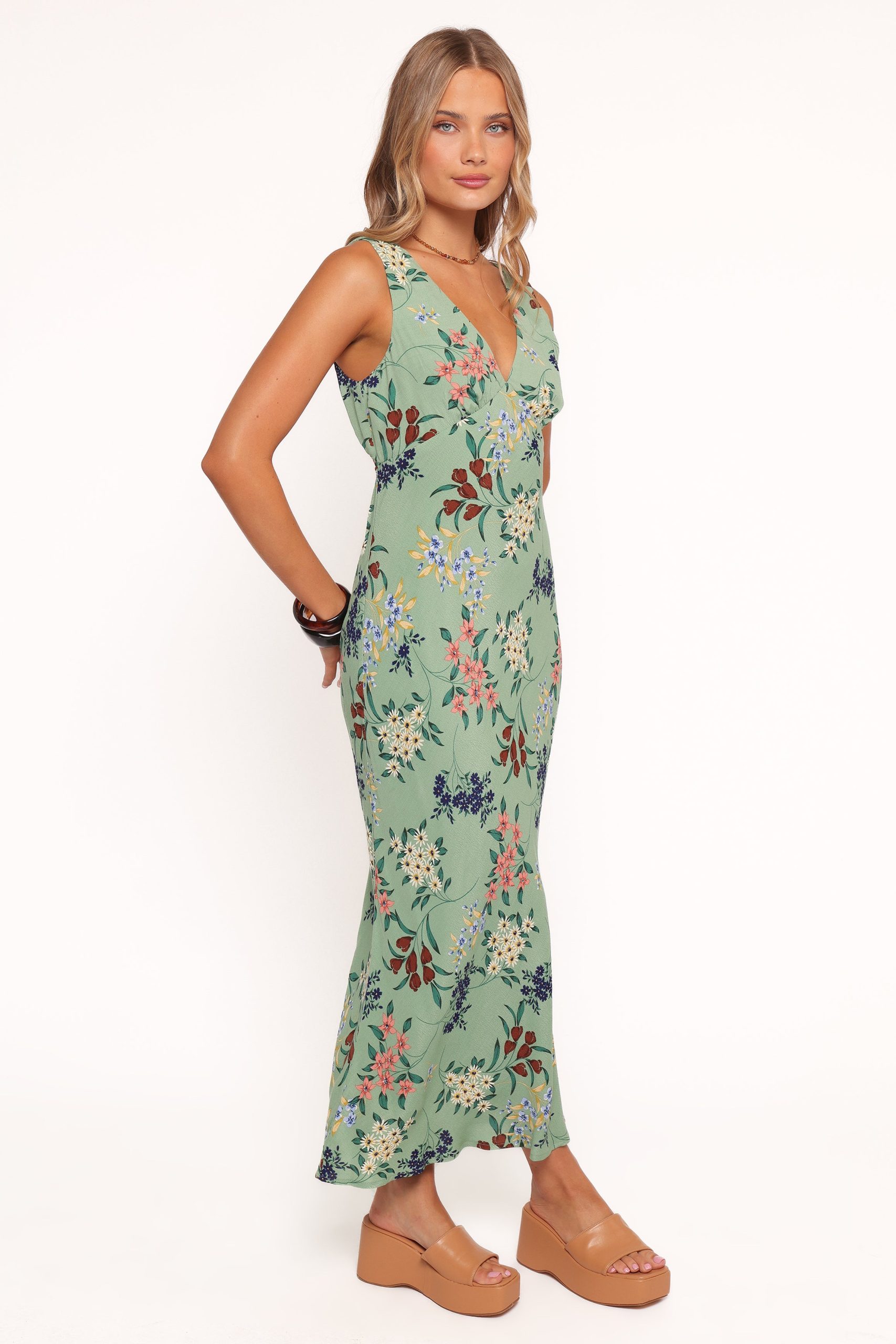 Acilia Midi Dress - Sage Floral - Image 3
