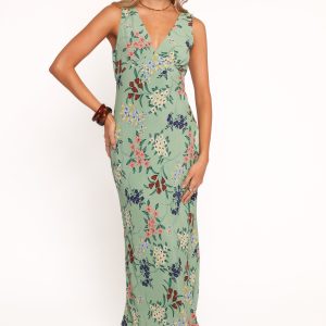 Acilia Midi Dress - Sage Floral