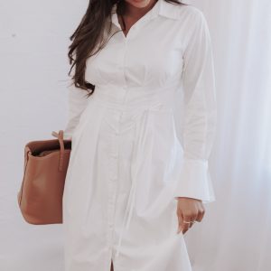 Alexander Shirt Dress - Ivory