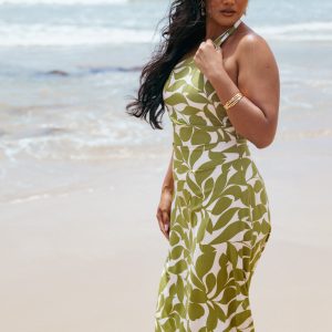 Alexis Maxi Dress - Green Floral