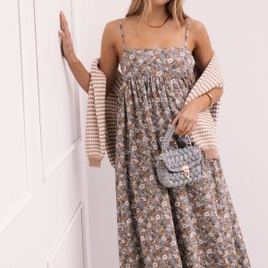 Andy Maxi Dress - Olive Ditsy Floral