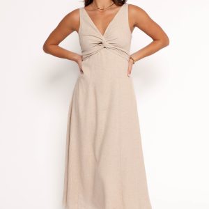 Archer Midi Dress - Oatmeal