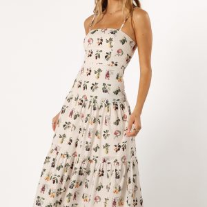 Botanique Midi Dress - Floral