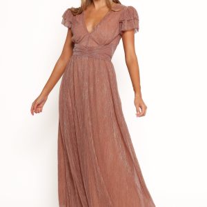 Cressida Maxi Dress - Rose Gold