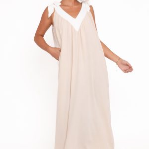Dami Maxi Dress - Oatmeal