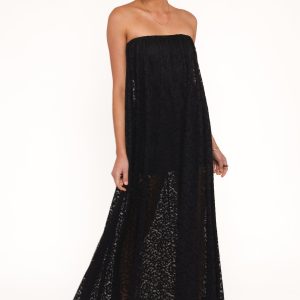 Davina Maxi Dress - Black Lace