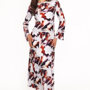 Deidre Maxi Dress - Blurred Floral