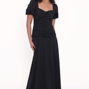 Denver Midi Dress - Black