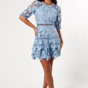 Destan Mini Dress - Blue Multi