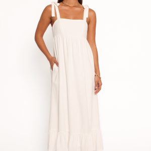 Edison Midi Dress - White