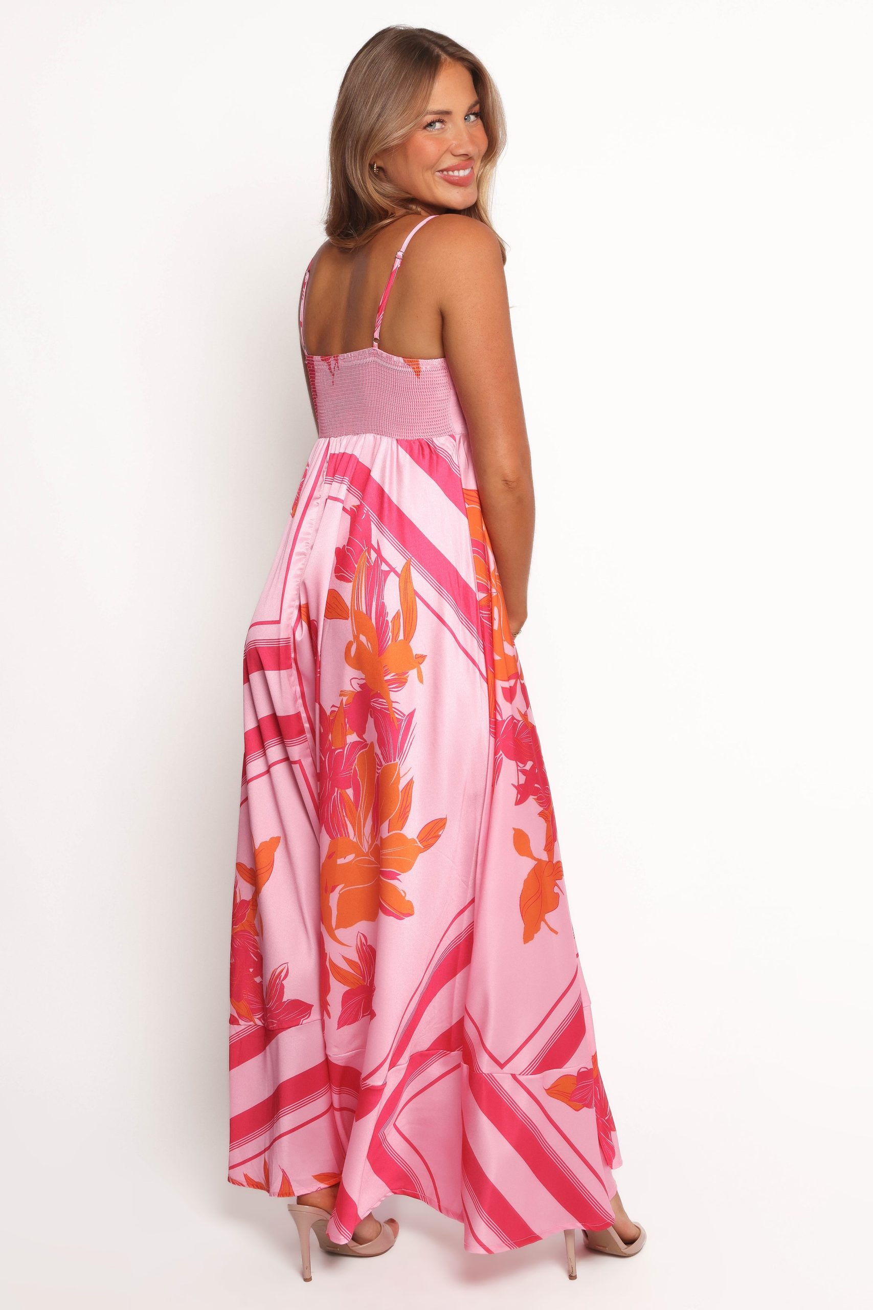 Elanor Maxi Dress - Pink/Orange - Image 5