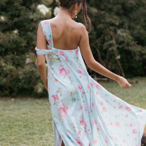 Eloisa Maxi Dress - Blue Floral
