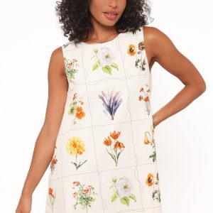 Elordi Mini Dress - Multi Flowers