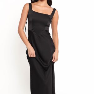Emile Midi Dress - Black
