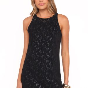Farica Mini Dress - Black Floral