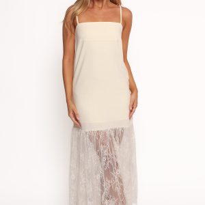 Grant Midi Dress - Cream