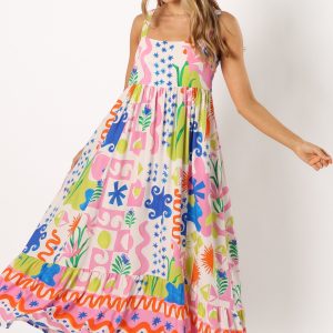 Greer Maxi Dress - Mercedes Print
