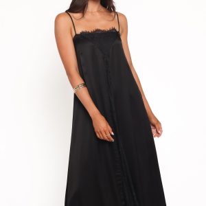 Halsey Midi Dress - Black