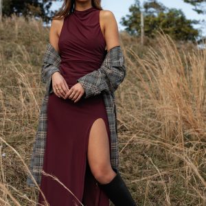 Hayven Maxi Dress - Plum